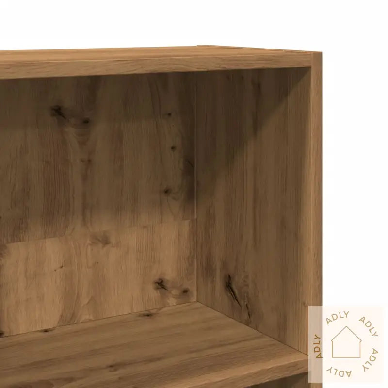 Bokhylle Artisan Eik 60X24X143 Cm Konstruert Tre