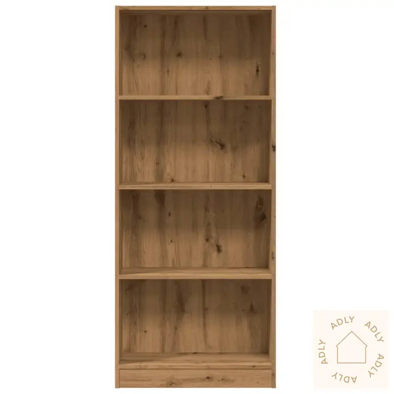 Bokhylle Artisan Eik 60X24X143 Cm Konstruert Tre