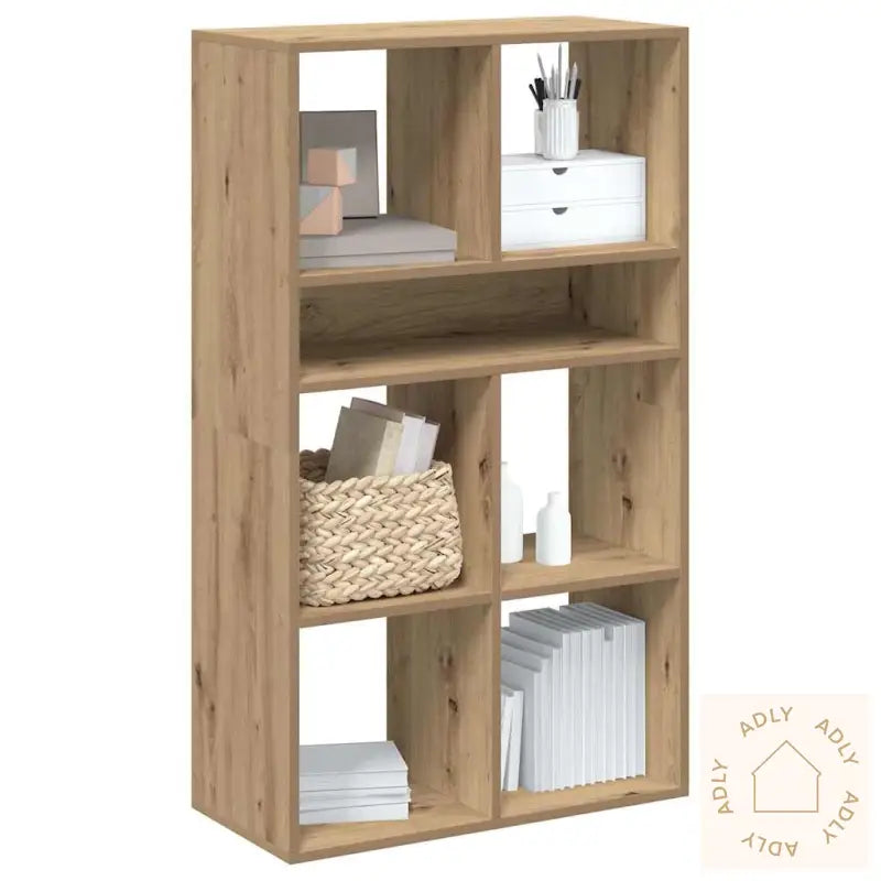 Bokhylle Artisan Eik 66X31X112 Cm Konstruert Tre