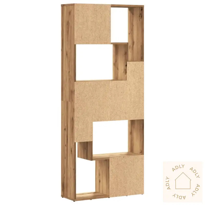 Bokhylle Artisan Eik 67X24X161 Cm Konstruert Tre