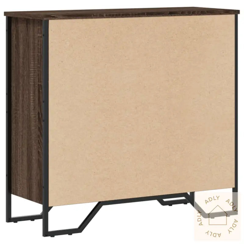 Bokhylle Brun Eik 80X31X74,5 Cm Konstruert Tre