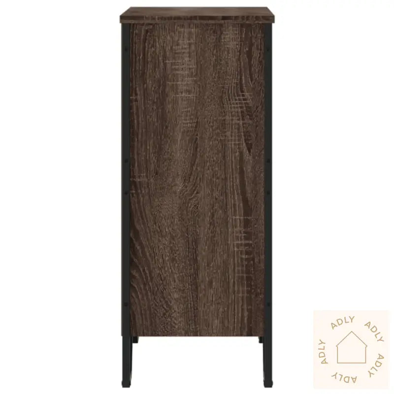 Bokhylle Brun Eik 80X31X74,5 Cm Konstruert Tre