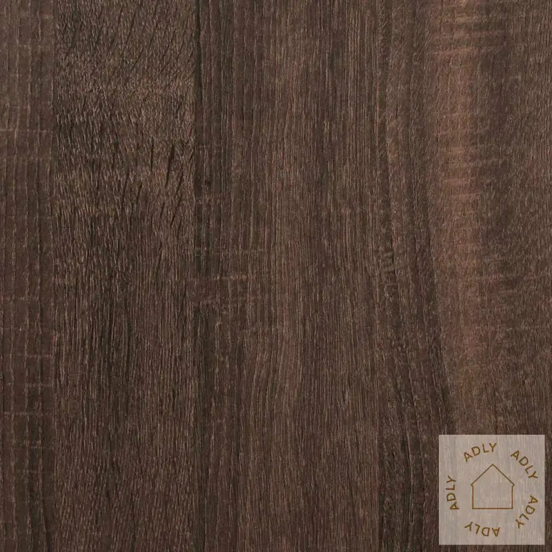 Bokhylle Brun Eik 80,5X35X107,5 Cm Konstruert Tre