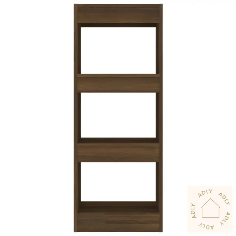 Bokhylle/Romdeler Brun Eik 40X30X103 Cm Konstruert Tre
