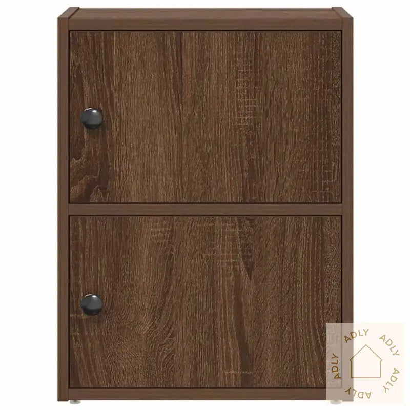 Bokhylle Brun Eik 40X24X52 Cm Konstruert Tre