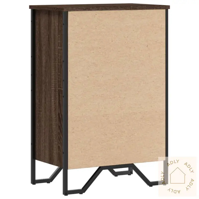 Bokhylle Brun Eik 50X31X74,5 Cm Konstruert Tre
