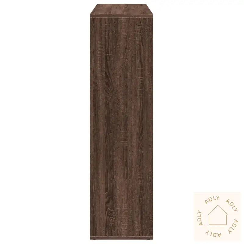 Romdeler Bokhylle Brun Eik 102X29X103,5 Cm Konstruert Tre