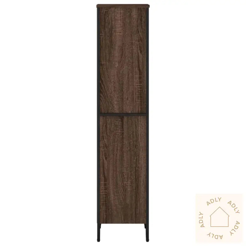 Bokhylle Brun Eik 50X31X137,5 Cm Konstruert Tre