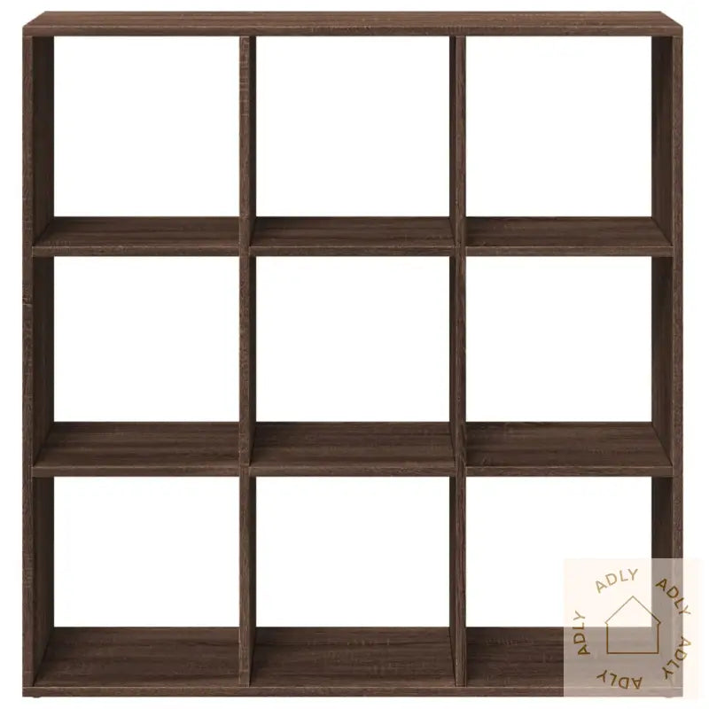 Romdeler Bokhylle Brun Eik 102X29X103,5 Cm Konstruert Tre