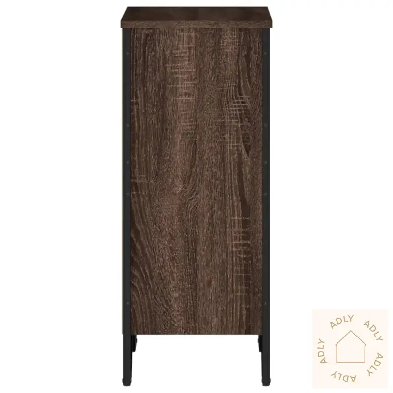 Bokhylle Brun Eik 50X31X74,5 Cm Konstruert Tre