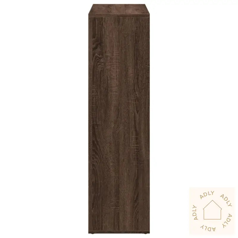 Romdeler Bokhylle Brun Eik 102X29X103,5 Cm Konstruert Tre