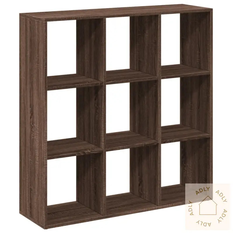 Romdeler Bokhylle Brun Eik 102X29X103,5 Cm Konstruert Tre