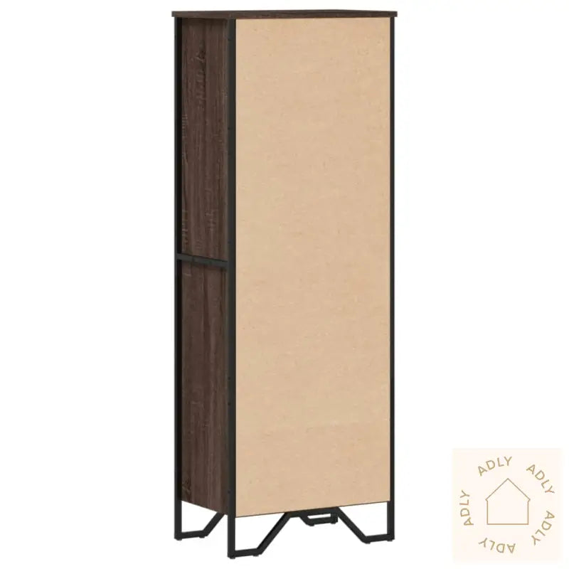 Bokhylle Brun Eik 50X31X137,5 Cm Konstruert Tre