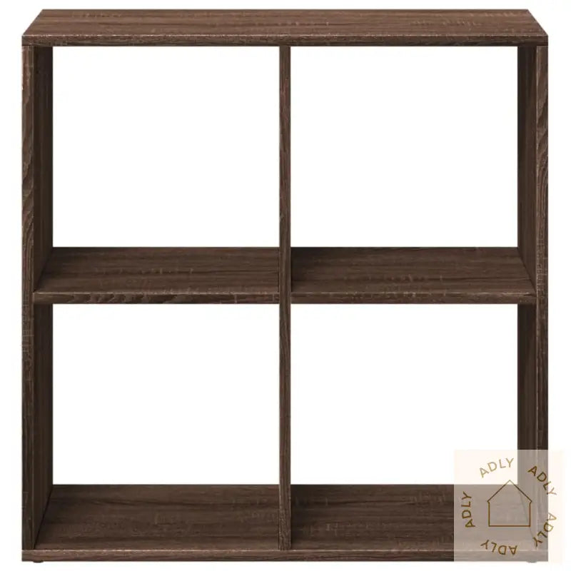 Romdeler Bokhylle Brun Eik 69,5X29X69,5 Cm Konstruert Tre