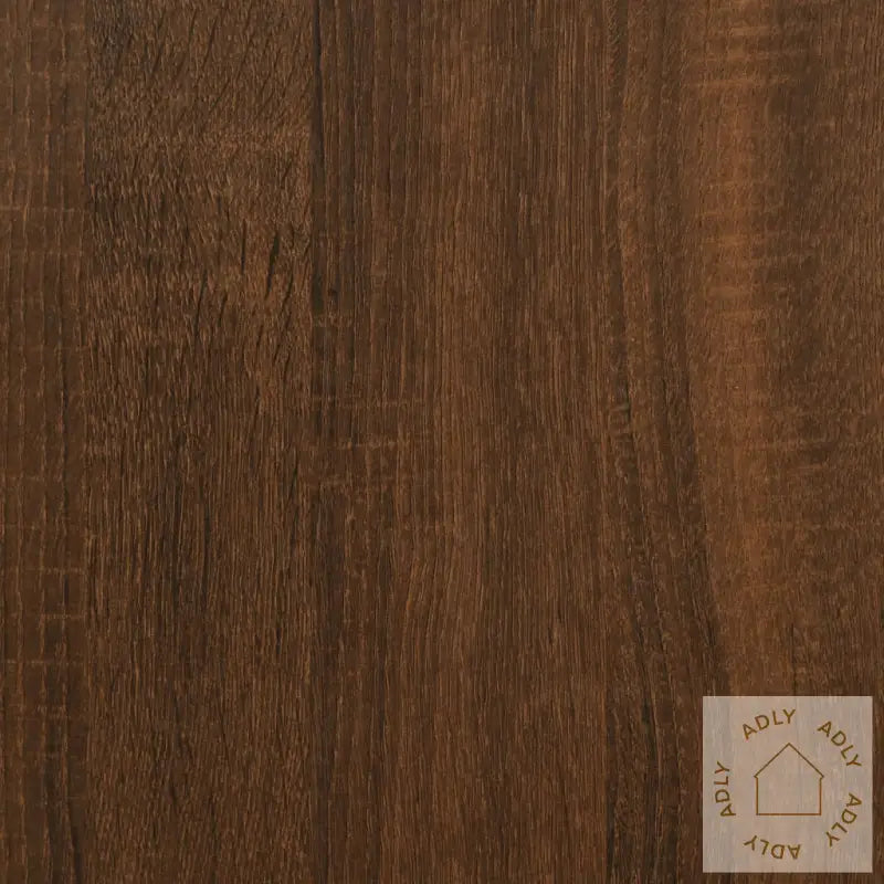 Bokhylle Brun Eik 72X28X109 Cm Konstruert Tre