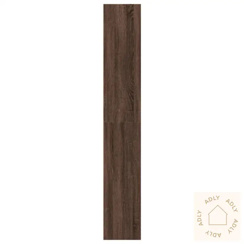 Bokhylle Brun Eik 40X30X189 Cm Konstruert Tre