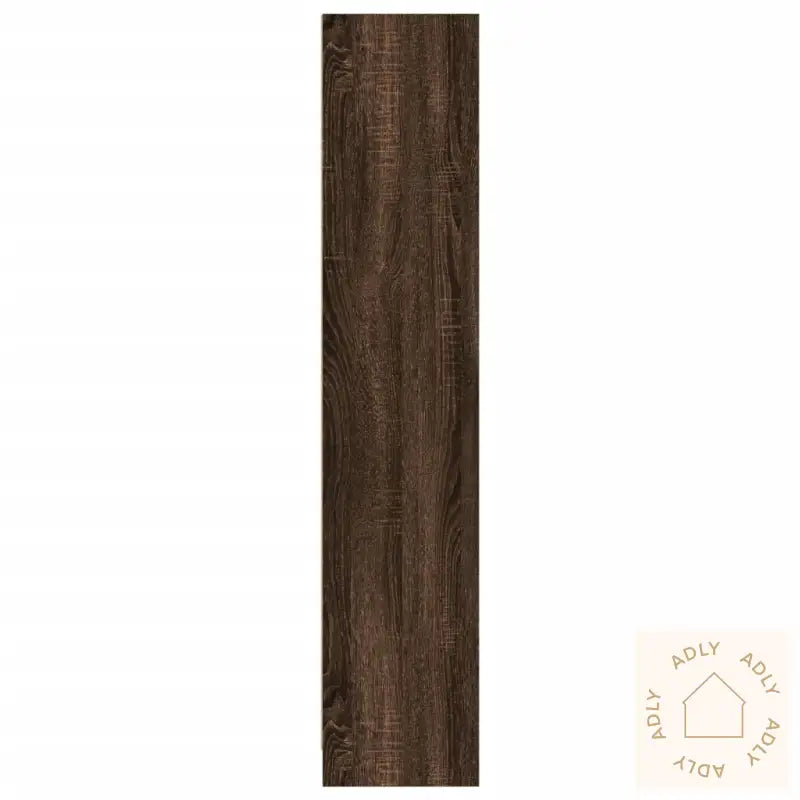 Bokhylle Brun Eik 57X28,5X107,5 Cm Konstruert Tre