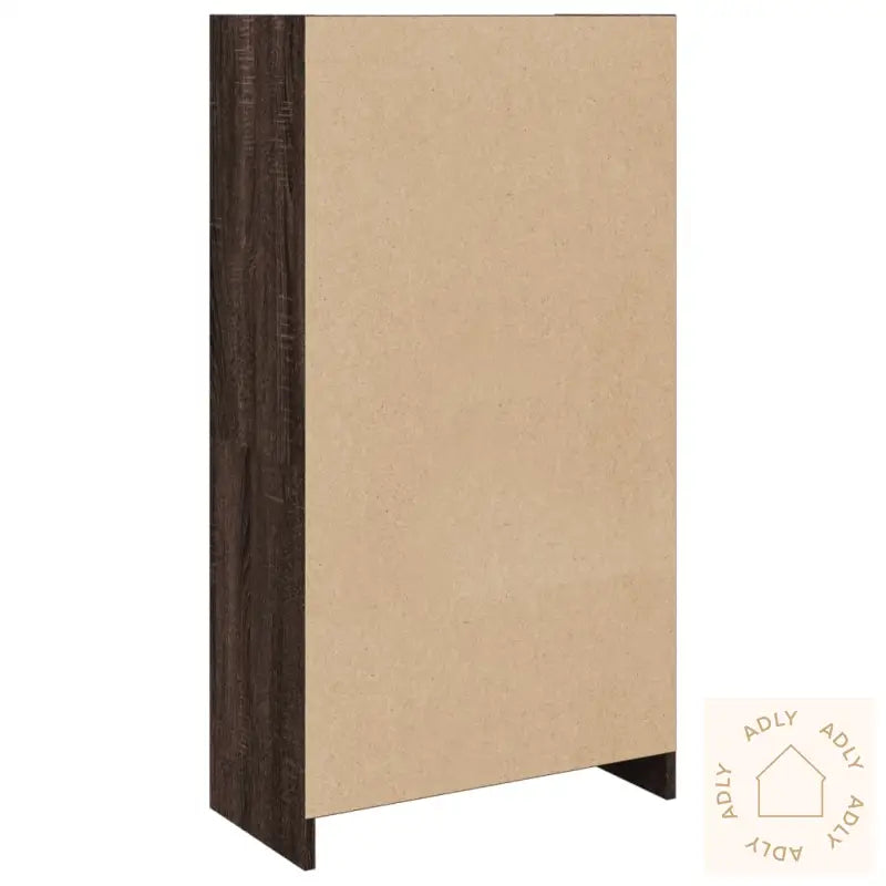 Bokhylle Brun Eik 57X28,5X107,5 Cm Konstruert Tre