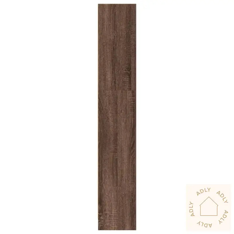 Bokhylle Brun Eik 80X24X143 Cm Konstruert Tre