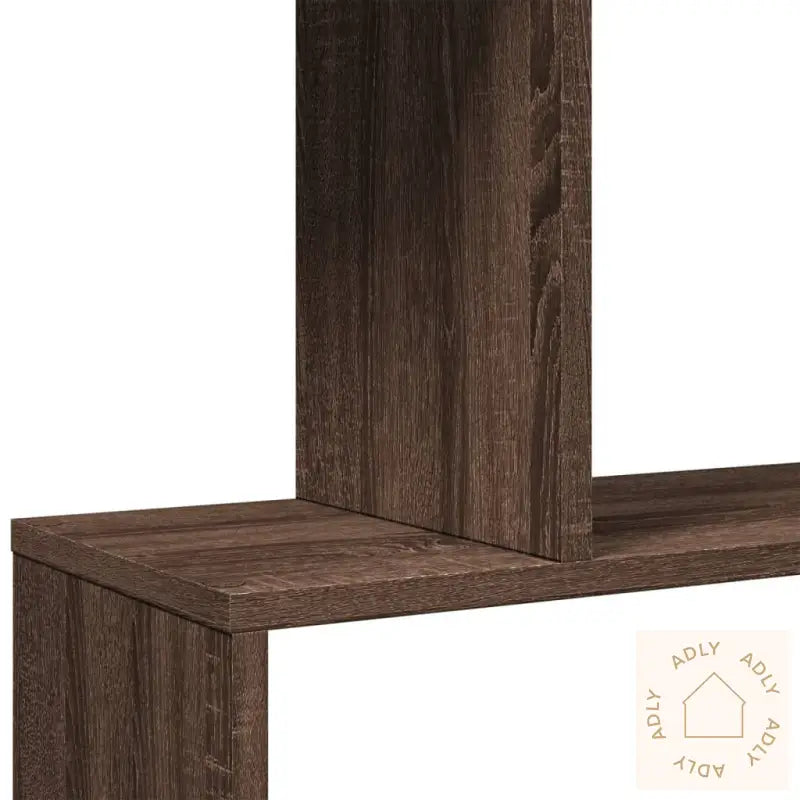 Romdeler Bokhylle 6 Lag Brun Eik 70X24X193 Cm Konstruert Tre