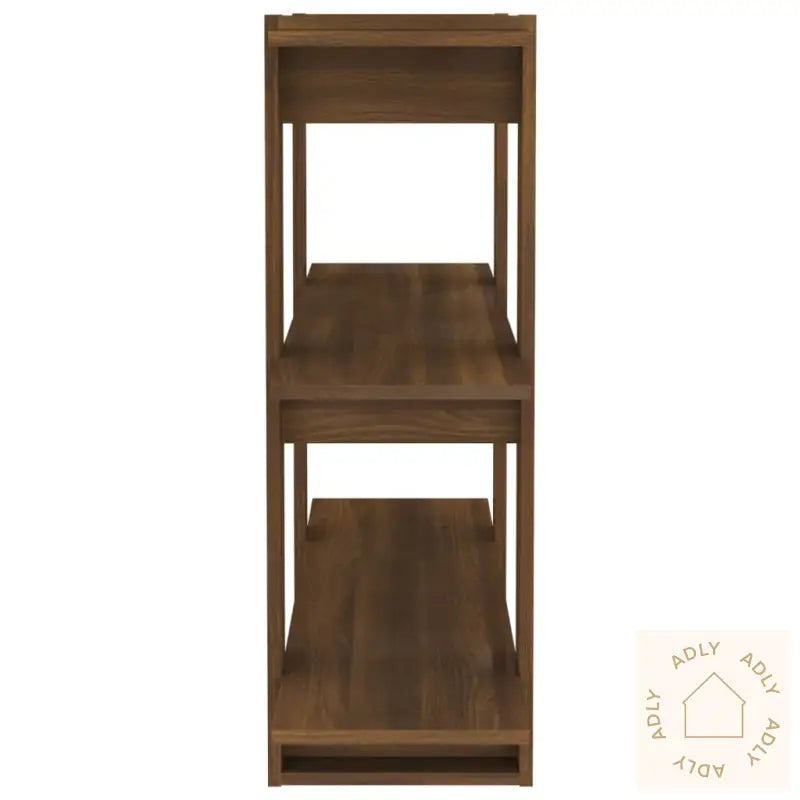 Bokhylle/Romdeler Brun Eik 100X30X87 Cm