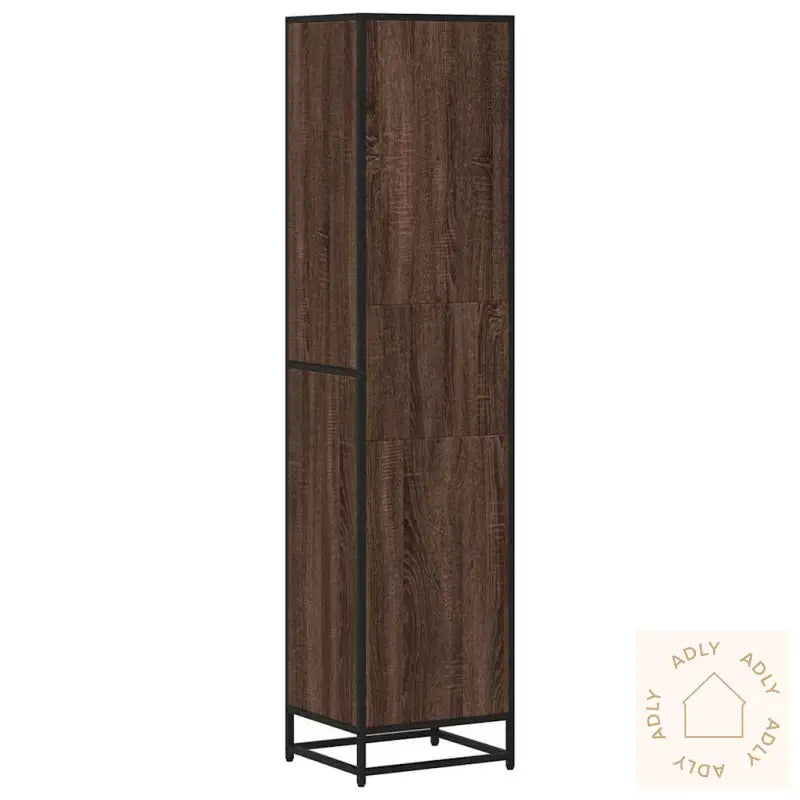 Bokhylle Brun Eik 40X35X170,5 Cm Konstruert Tre