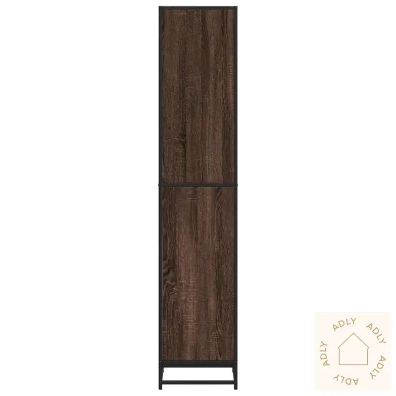 Bokhylle Brun Eik 40X35X170,5 Cm Konstruert Tre