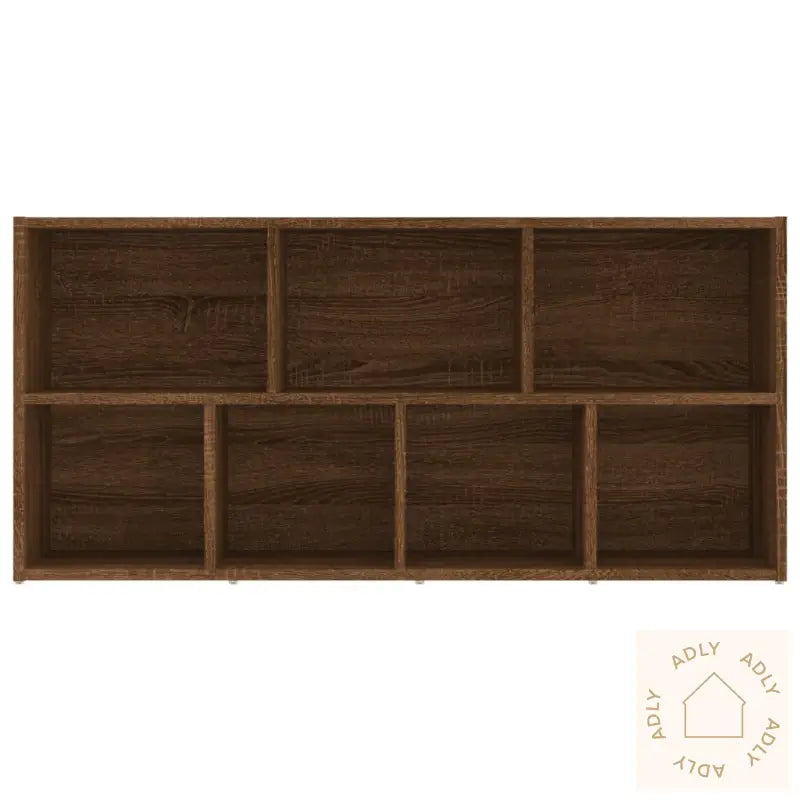 Bokhylle Brun Eik 50X25X106 Cm