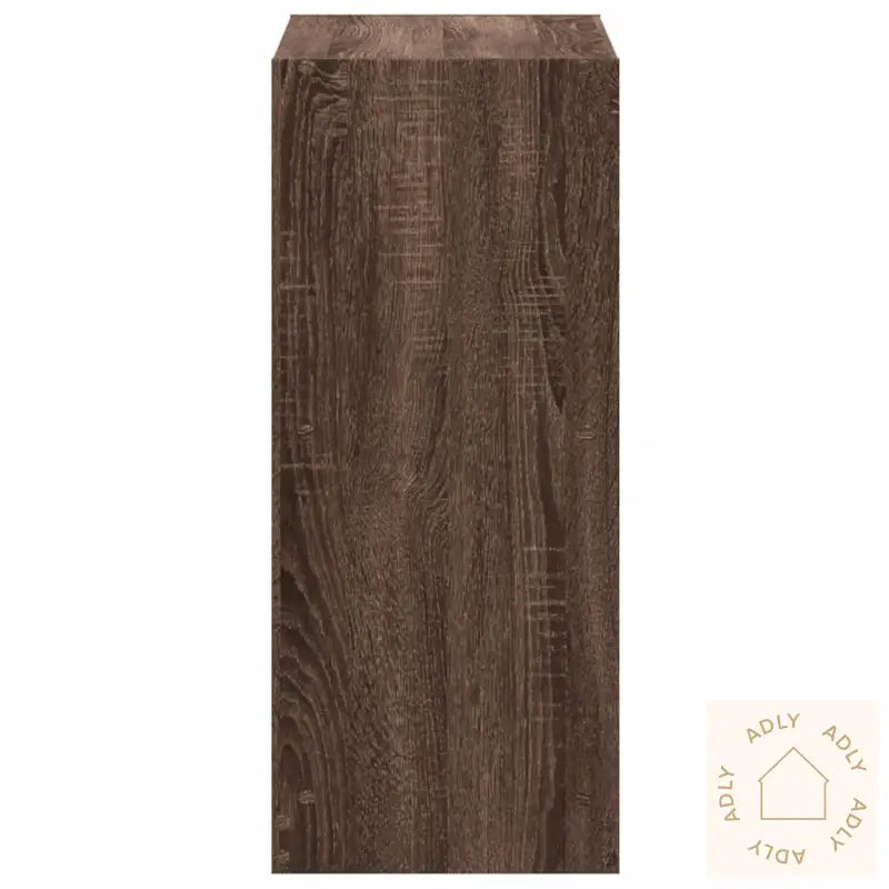 Bokhylle Brun Eik 68,5X32X75 Cm Konstruert Tre
