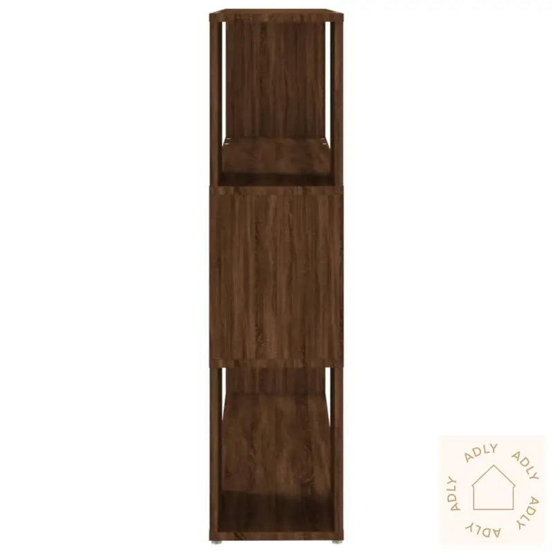 Bokhylle/Romdeler Brun Eik 100X24X94 Cm