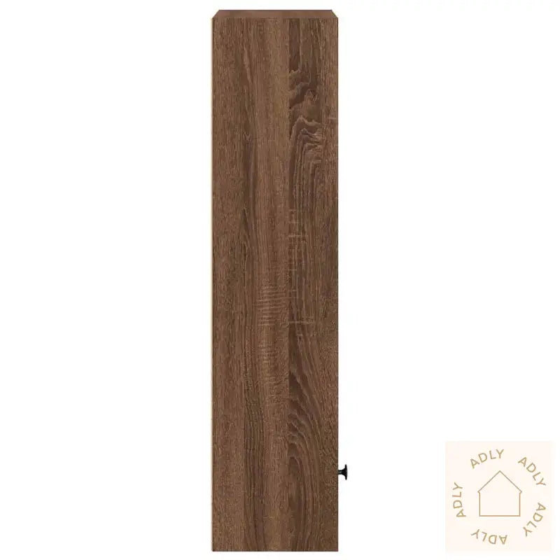 Bokhylle Brun Eik 31X24X102 Cm Konstruert Tre