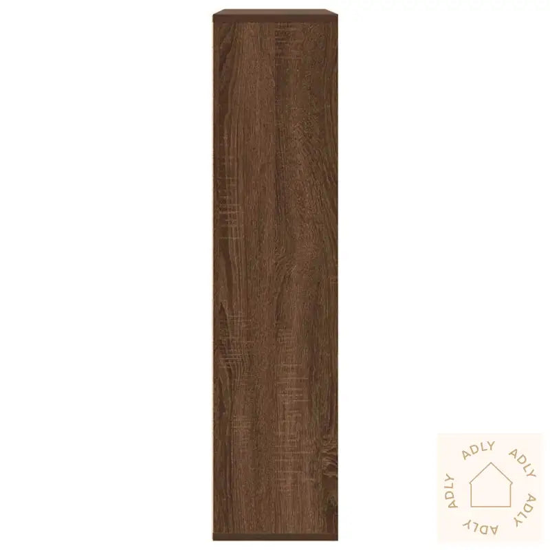 Bokhylle Brun Eik 89X24X101,5 Cm Konstruert Tre