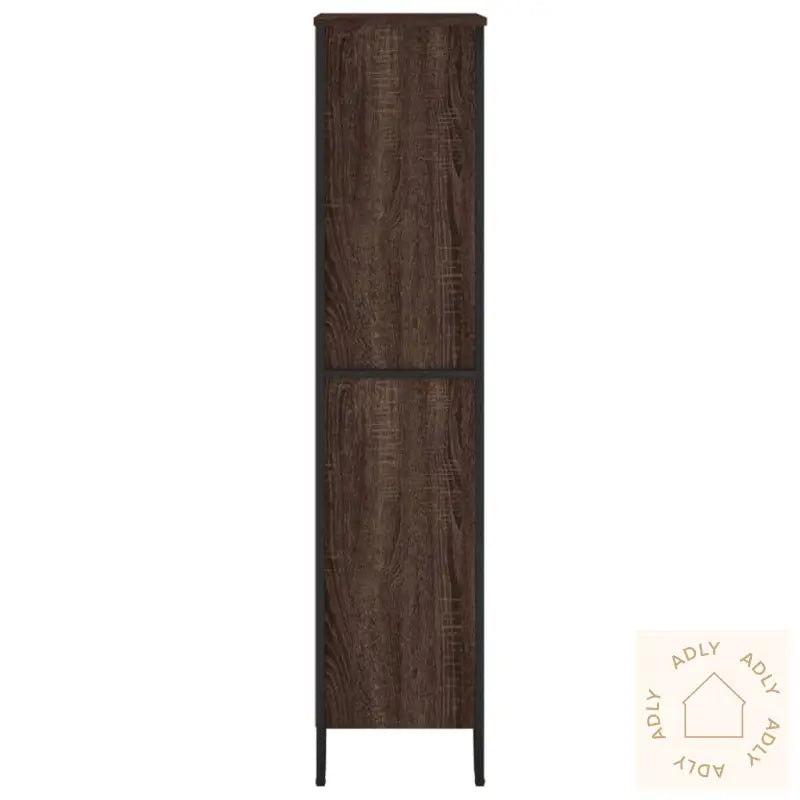 Bokhylle Brun Eik 80X31X137,5 Cm Konstruert Tre