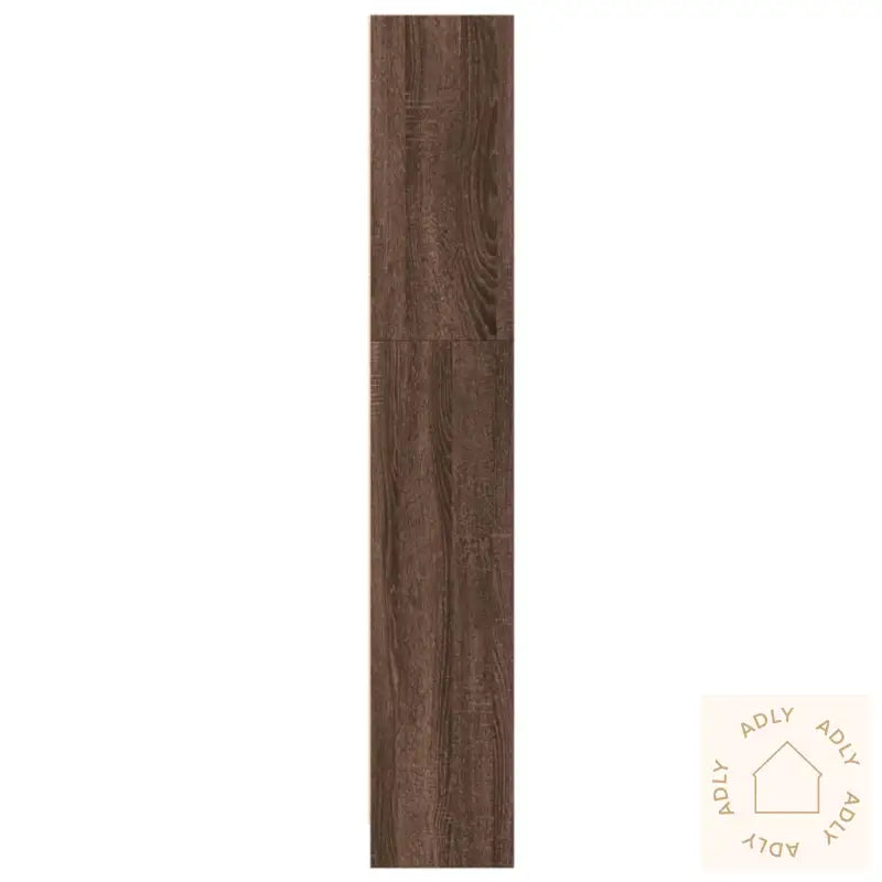 Bokhylle Brun Eik 40X24X143 Cm Konstruert Tre