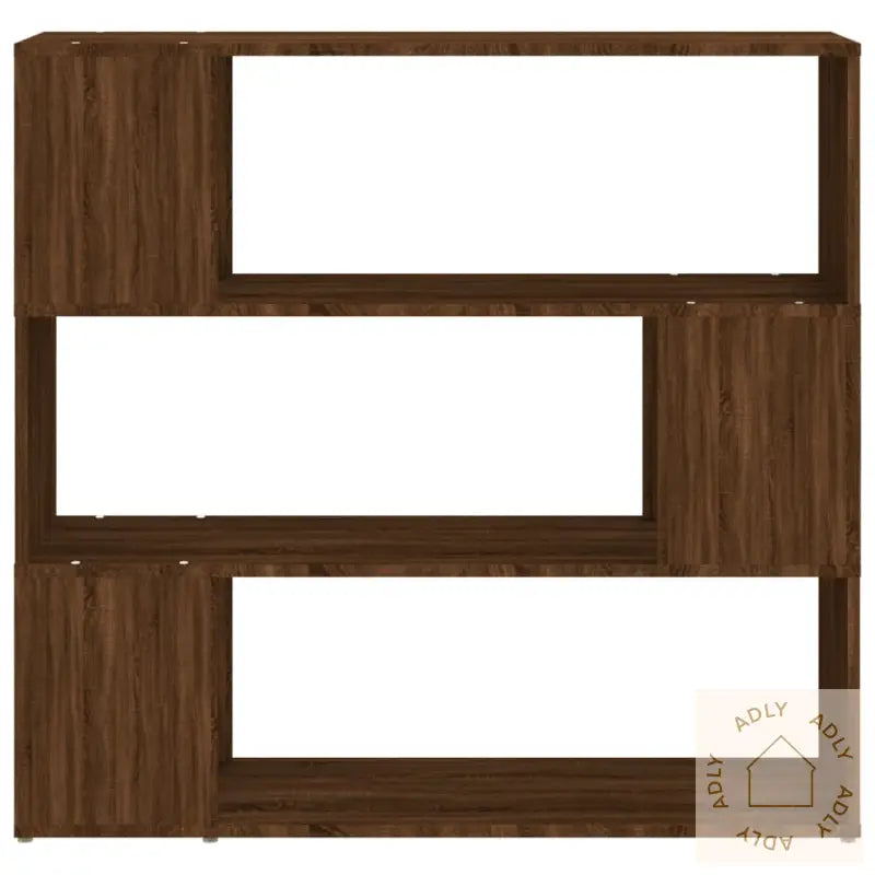 Bokhylle/Romdeler Brun Eik 100X24X94 Cm
