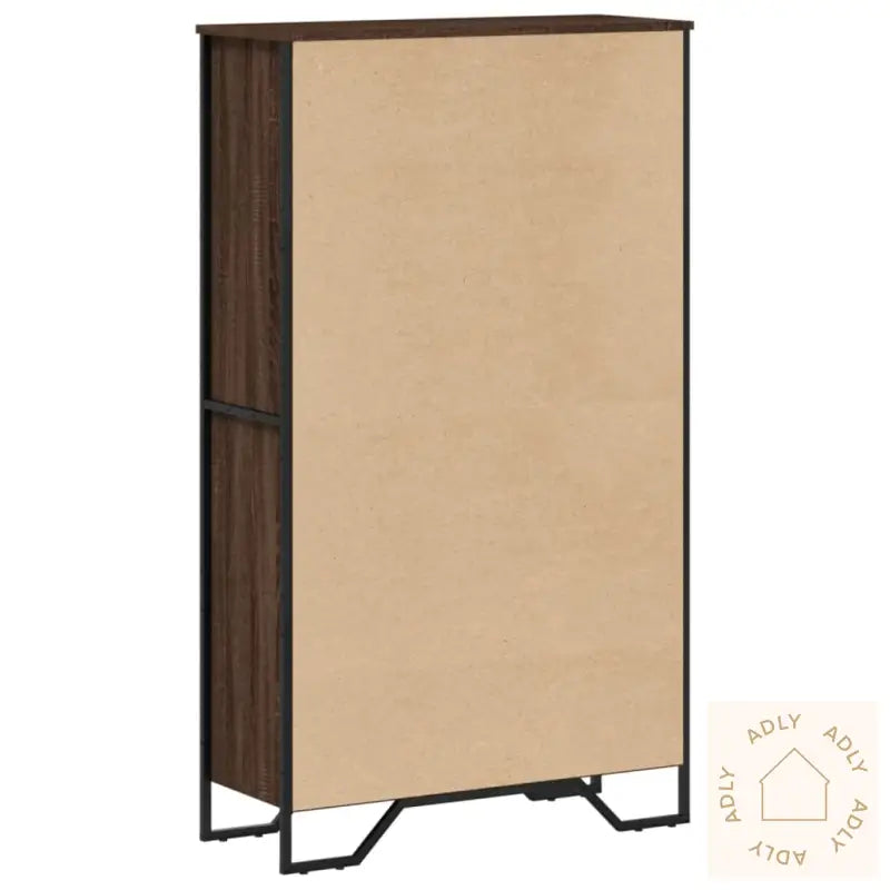 Bokhylle Brun Eik 80X31X137,5 Cm Konstruert Tre