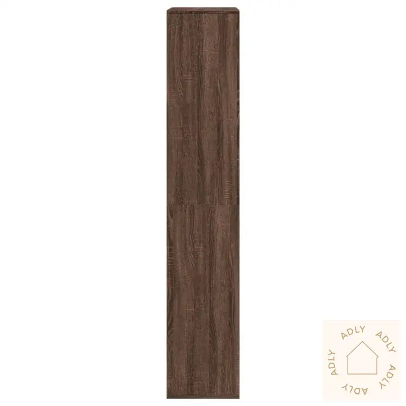 Bokhylle Brun Eik 100X33X175 Cm Konstruert Tre