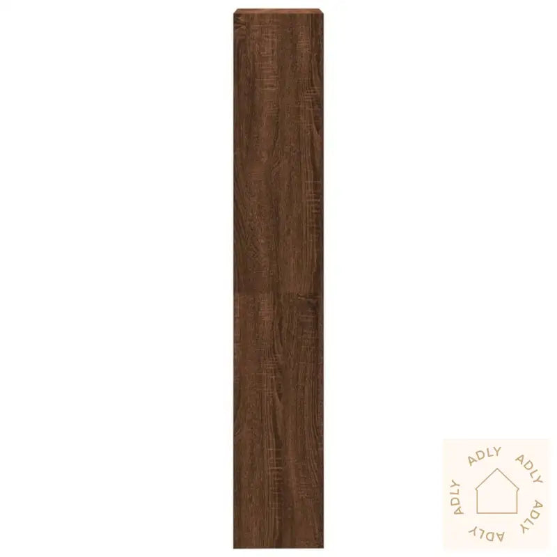Bokhylle 4 Etasjer Brun Eik 40X24X143 Cm Konstruert Tre