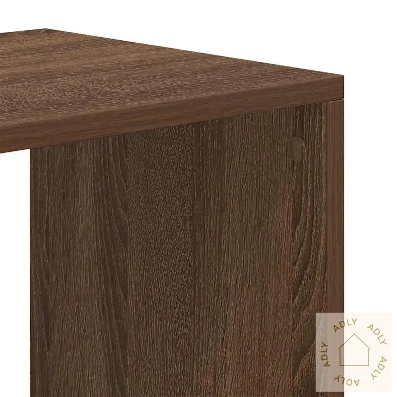 Bokhylle Brun Eik 66X31X112 Cm Konstruert Tre