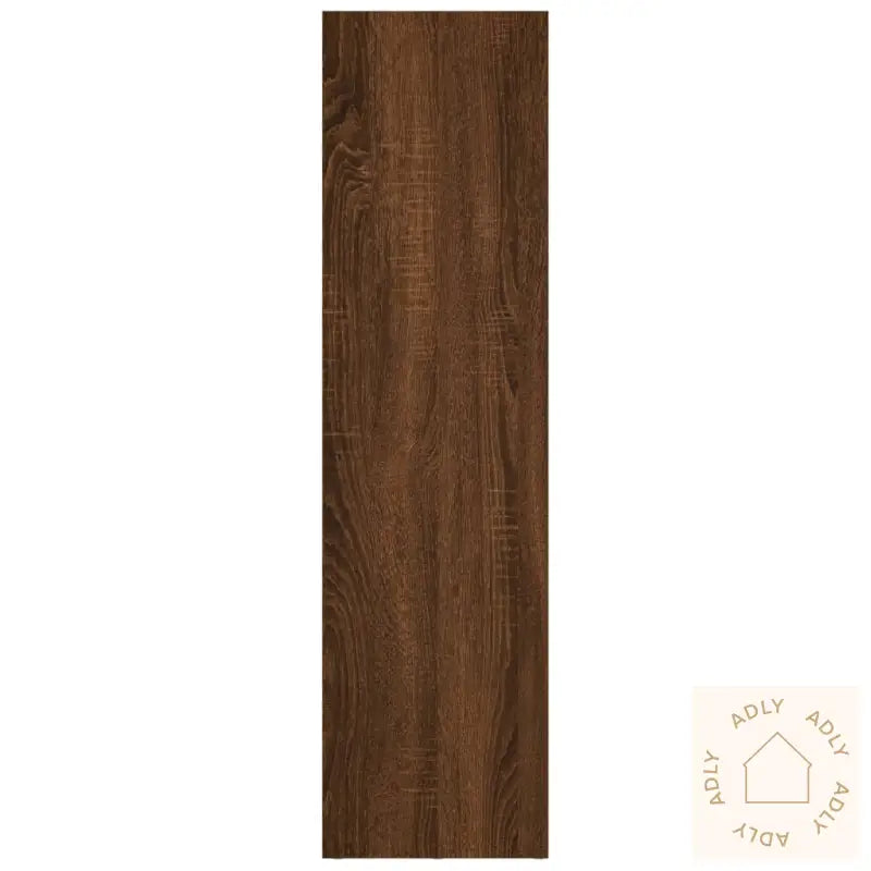 Bokhylle/Tv-Benk Brun Eik 36X30X114 Cm Konstruert Tre