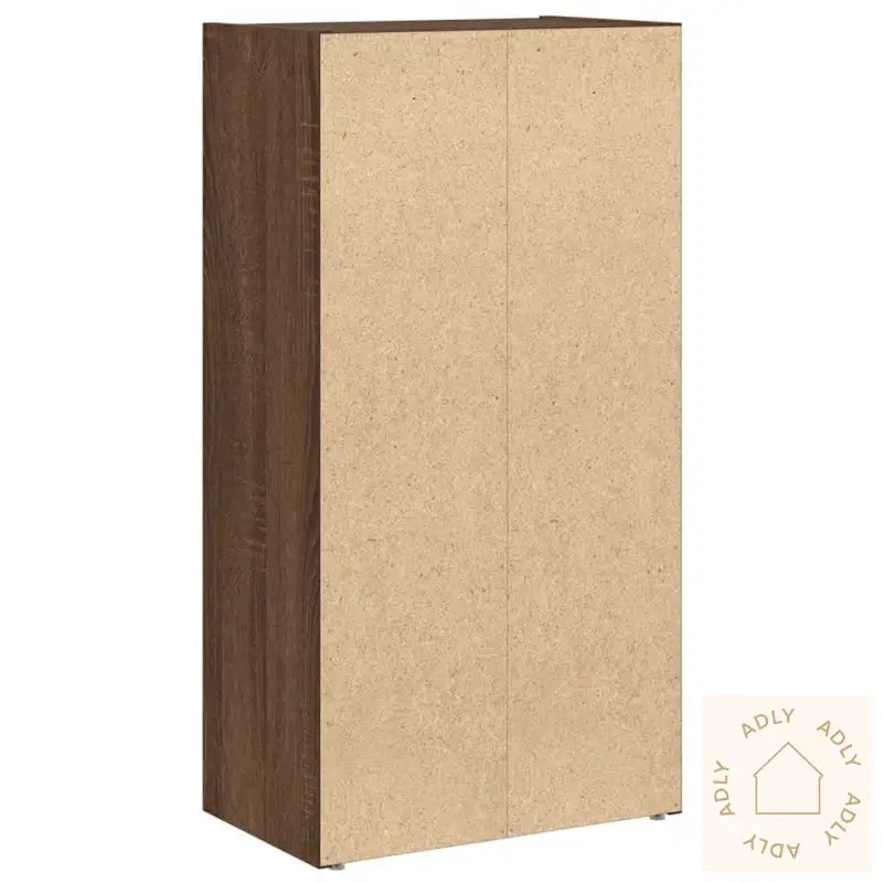 Bokhylle Brun Eik 40X24X77 Cm Konstruert Tre