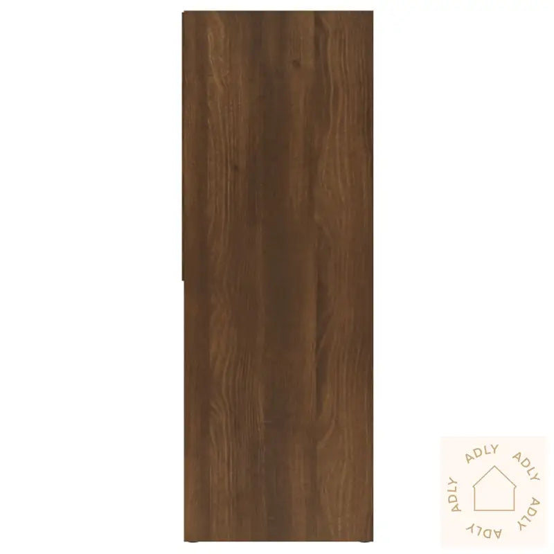 Bokhylle Brun Eik 67X24X161 Cm Konstruert Tre