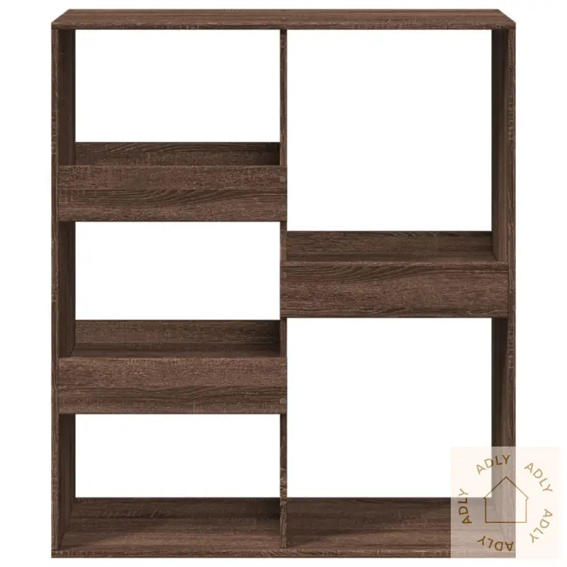 Romdeler Brun Eik 100X33X115 Cm Konstruert Tre