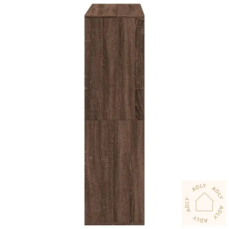 Romdeler Brun Eik 100X33X115 Cm Konstruert Tre