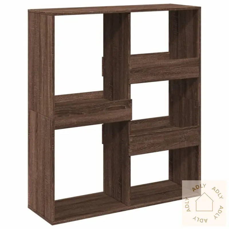 Romdeler Brun Eik 100X33X115 Cm Konstruert Tre