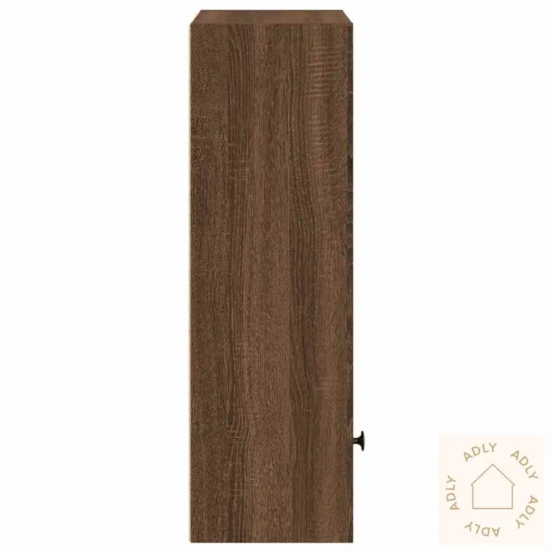 Bokhylle Brun Eik 31X24X77 Cm Konstruert Tre