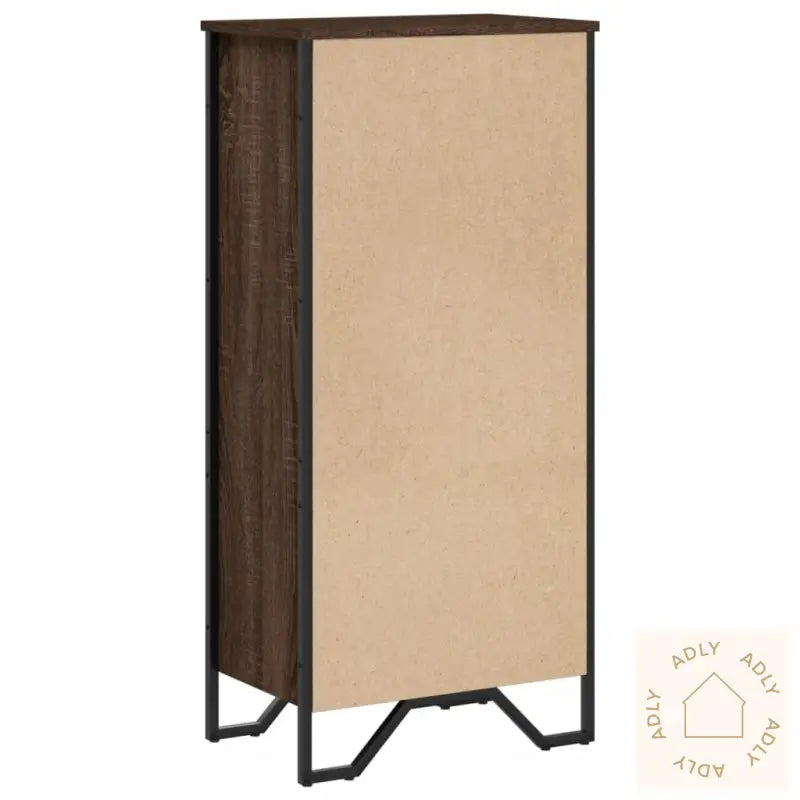 Bokhylle Brun Eik 50X31X106 Cm Konstruert Tre