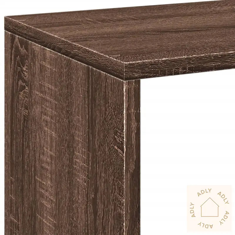 Romdeler Bokhylle Brun Eik 69,5X29X103,5 Cm Konstruert Tre