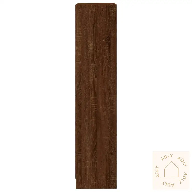 Bokhylle 3 Etasjer Brun Eik 40X24X109 Cm Konstruert Tre