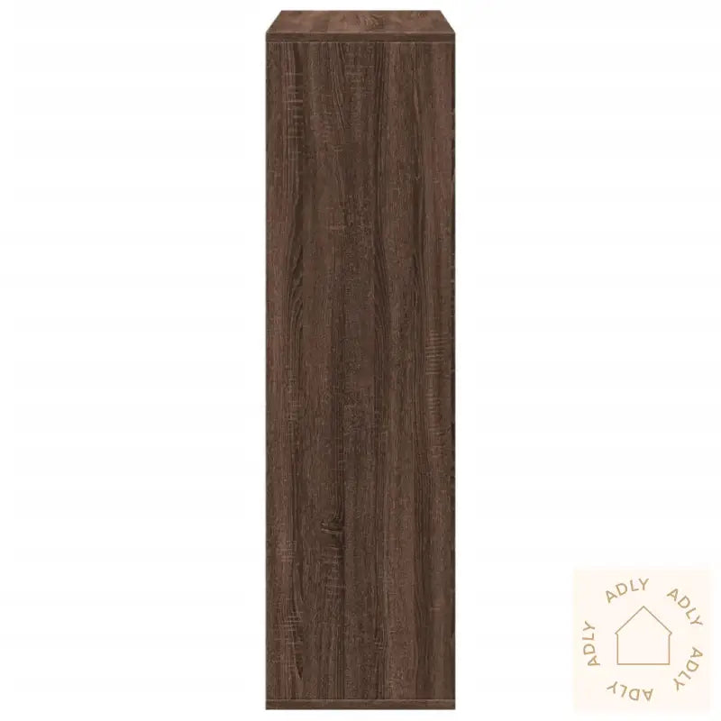 Romdeler Bokhylle Brun Eik 69,5X29X103,5 Cm Konstruert Tre